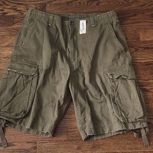 Brand New Men’s Trailer Cargo Olive/Tan Shorts 36